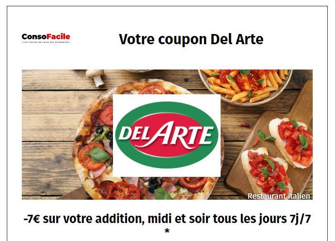 Coupon réduction consofacile